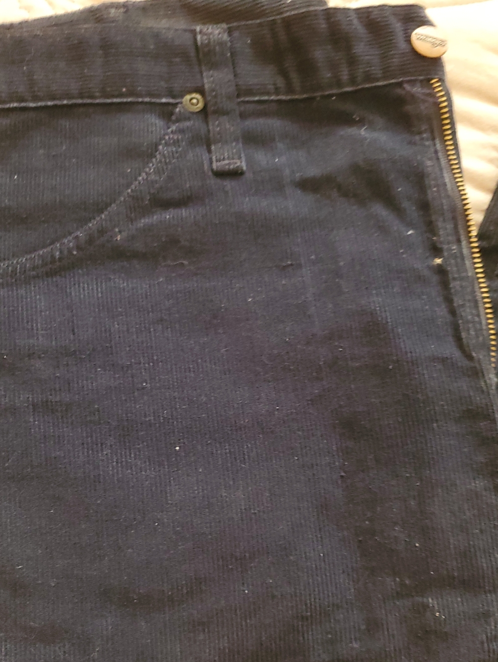 Wrangler Womens Navy Corduroy Pants